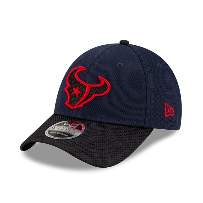Houston Texans NFL Sideline Road 9FORTY Stretch Snap Lippis Laivastonsininen - New Era Lippikset Tarjota FI-329504